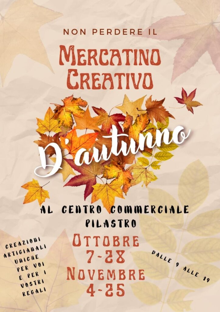 Mercatino Creativo Autunno Ottobre-Novembre